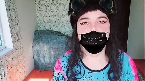 HOT Solo Performer Crossdresser Sissy Model Cosplayer Shemale Short Dress Homemade Kitty
