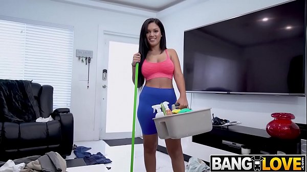 Download Video - Fucking My New Hot Maid Alina Belle