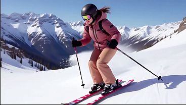 Melissa has sex on the ski slope. Deep throat. Sex in the snow. (AI).