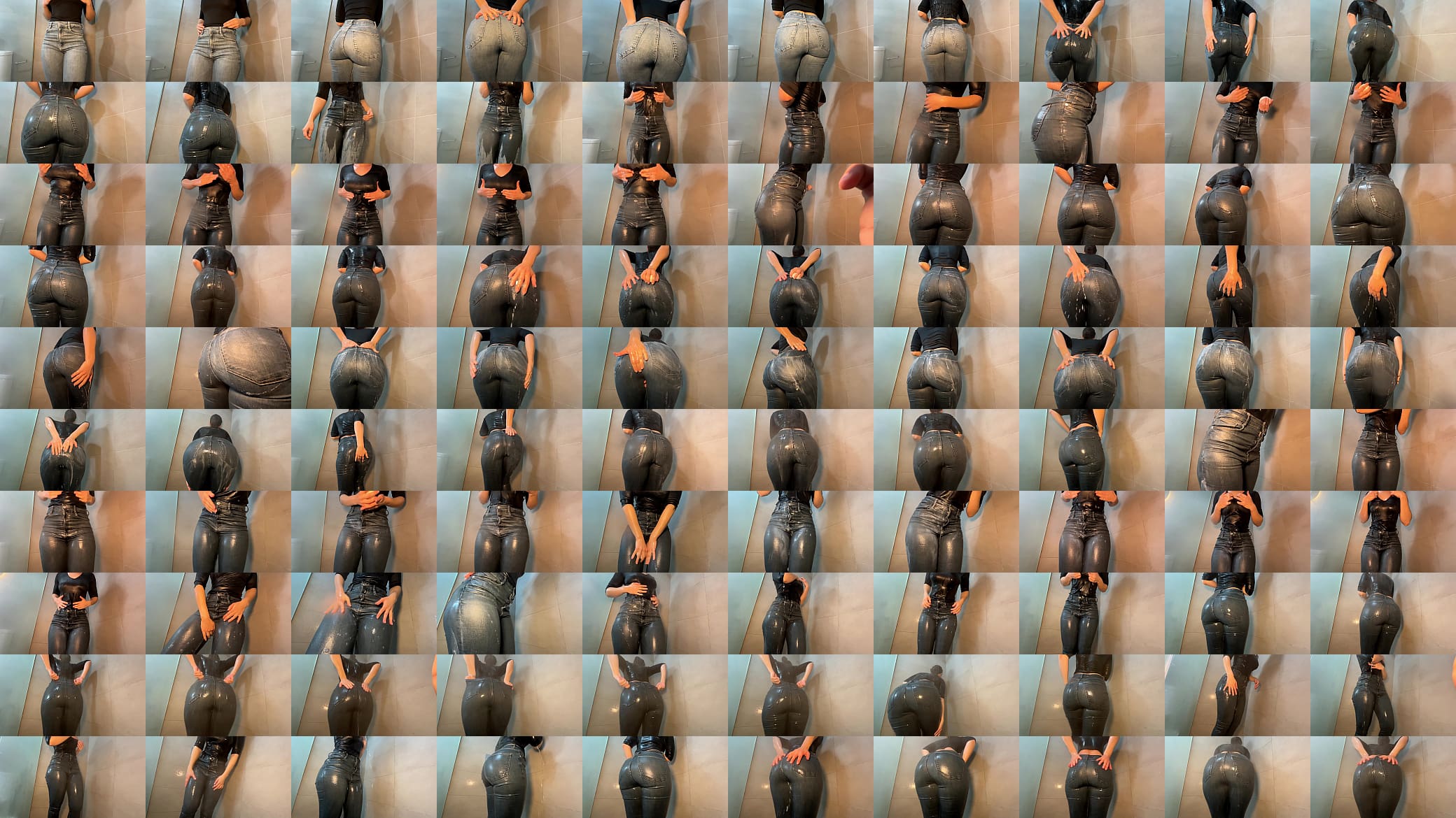 Wet Jeans Sexy Ass - Teasing / Fetish / Step Sister 预览图