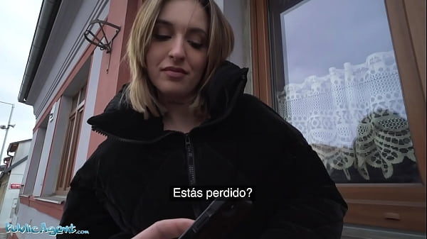 Download Video - Public Agent Asks Myss Allessandra what is the Spanish word for Blowjob&quest;