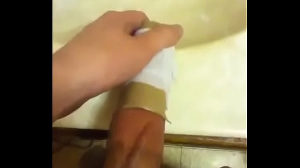Fucking a toilet paper roll