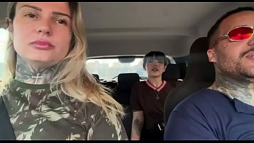 I was waiting for the bus and a woman selling cakes in jars came along! I asked if she would be a porn actress, she was all wet, got into the car, started taking off her clothes and told me to fuck her, grabbed my pussy...