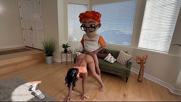 Nia Bleu’s Brunette Boobs Jiggle as I Pound Her in Doggystyle & Cum on Tits!
