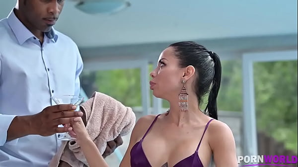 Exotic Latina Canela Skin gets deep anal sex with manservant's black cock GP1490