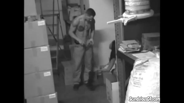 Download Video - Hot Sexy Babe Sucking and Fucking her pussy at the stock room