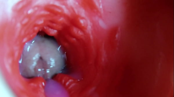 Super quality squelchy wet hole ASMR camera inside