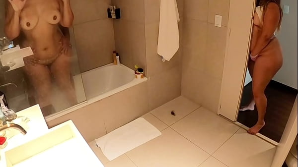 Download Video - Spying On My Bestie And Her Boyfriend In The Shower