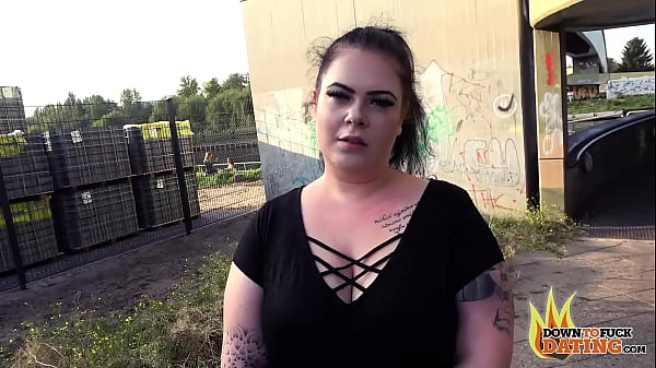 Download Video - PublicSexDate - Slutty Tattooed Anastasia XXX Fucks Her Blind Date Under Bridge