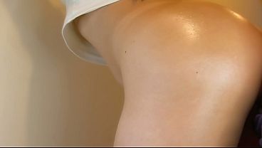 Step Mom Loves when her son massages her tight body