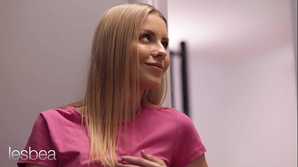 Lesbea Lucky Bee facesitting with petite Czech after caught masturbating