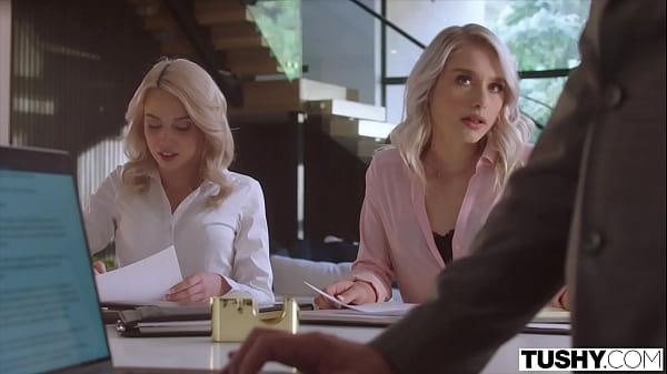 Download Video - TUSHY Blonde hottie Scarlett has anal fun with her boss