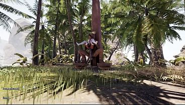 Lara Croft is a good girl because she takes the statue's fat dick in her ass. 3D Hentai Game