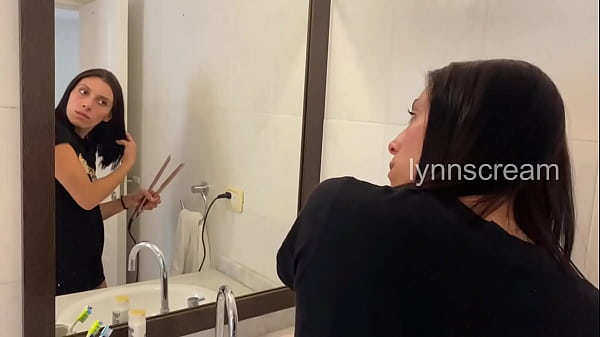 Deepthroating my shy stepbrother at my parents' house - Lynn Scream