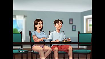 My stepsister seduced me when we were alone and made me do things to her - Summertime Saga