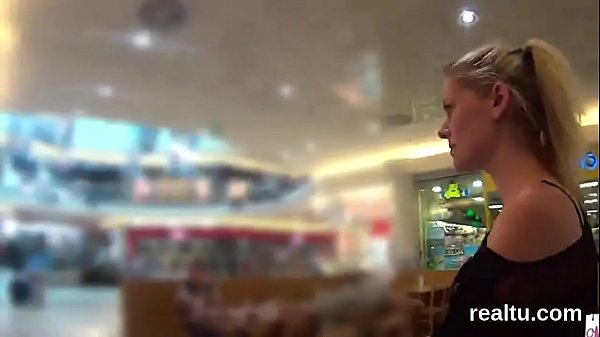 Stunning czech sweetie was teased in the shopping centre and fucked in pov