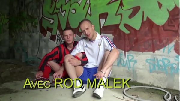 233 sex otudoor after football playing with two yougn footballers in short