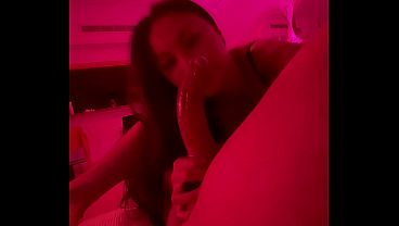 Monika Foxxx POV homemade brutal anal fuck, deepthroat and rimming in neon room