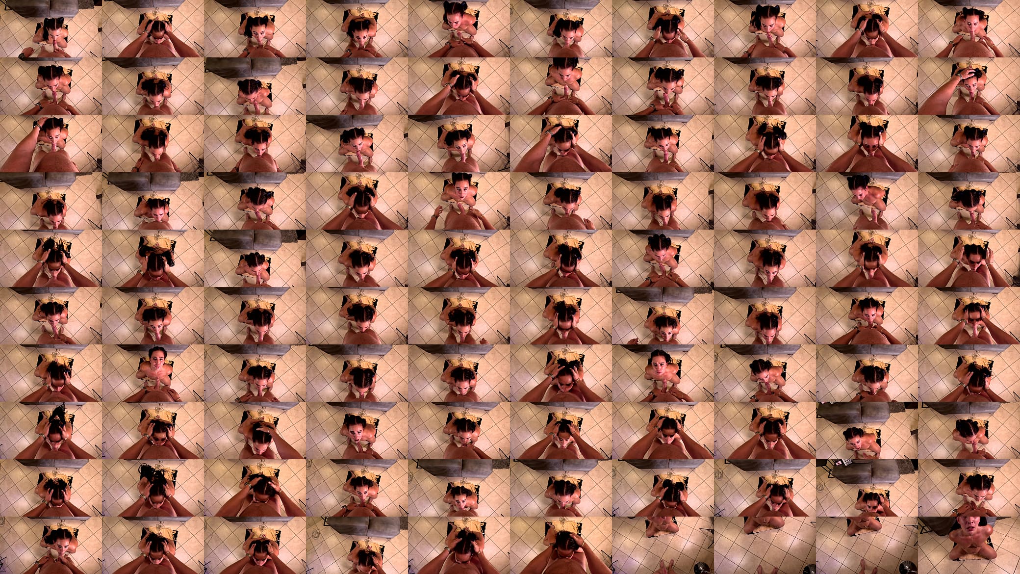 Naked and tied up on my knees, meting my maker, getting the ultimate hardcore and rough POV face fuck that ended with a throatpie 预览图