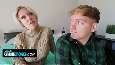 Busty Curvy Stepmom Dee Williams Gets Facial From Hung Stepson