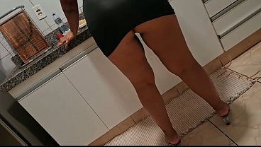 Naughty Wife in Tight Leather Getting a Delicious Fucking