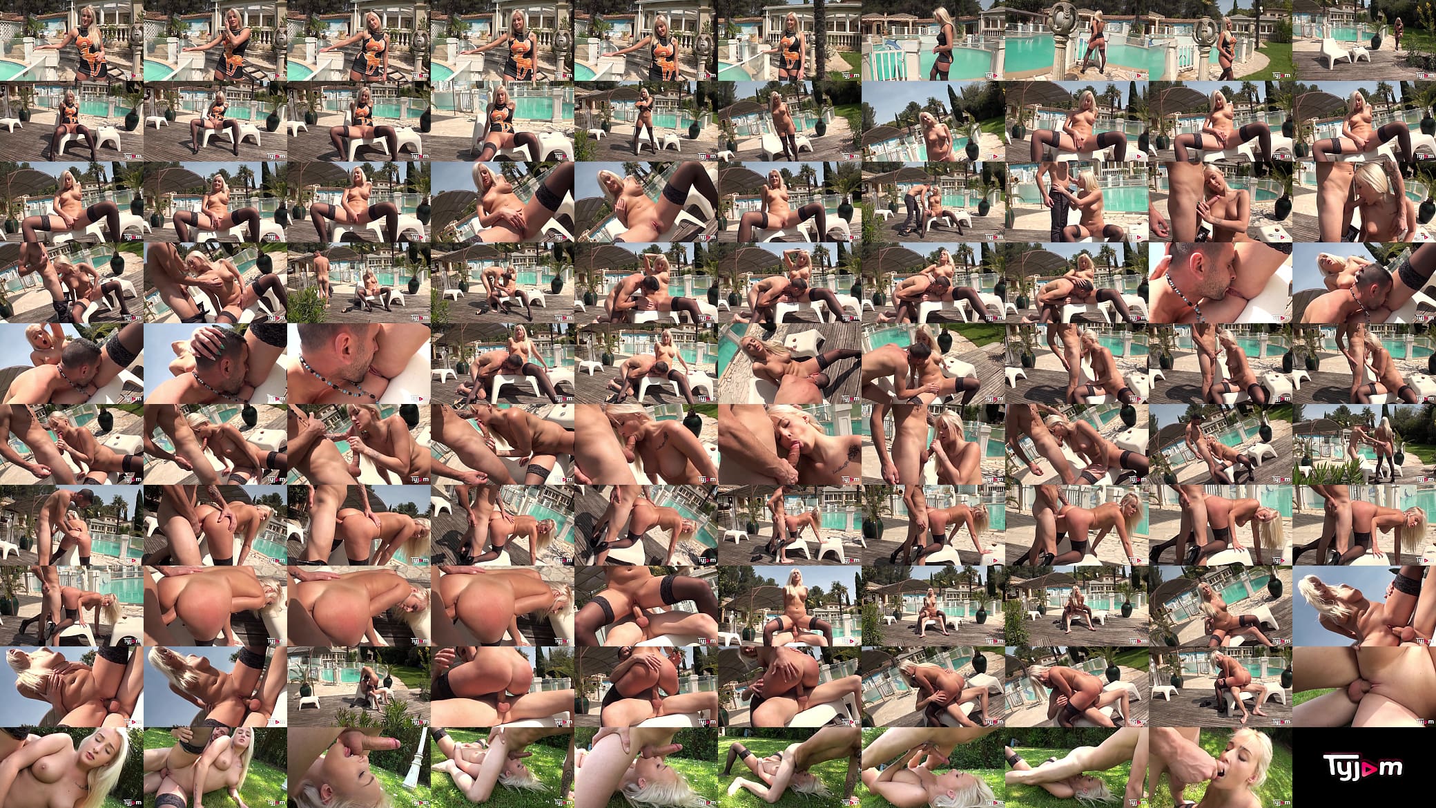 Hot blonde Daisy Lee outdoor hard fucking 预览图