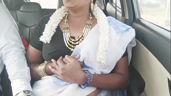 Bhabi car sex. Telugu dirty talks.