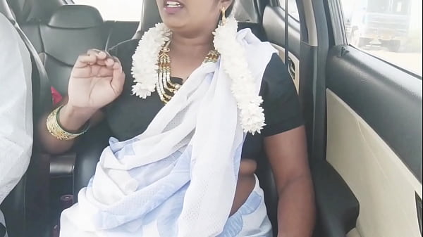 Bhabi car sex. Telugu dirty talks.