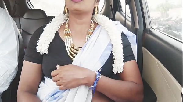 Bhabi car sex. Telugu dirty talks.