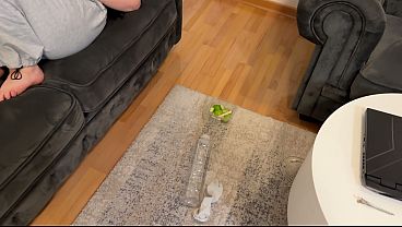 Stepdad Scolds Dirty House Then Fills My Throat And Pussy