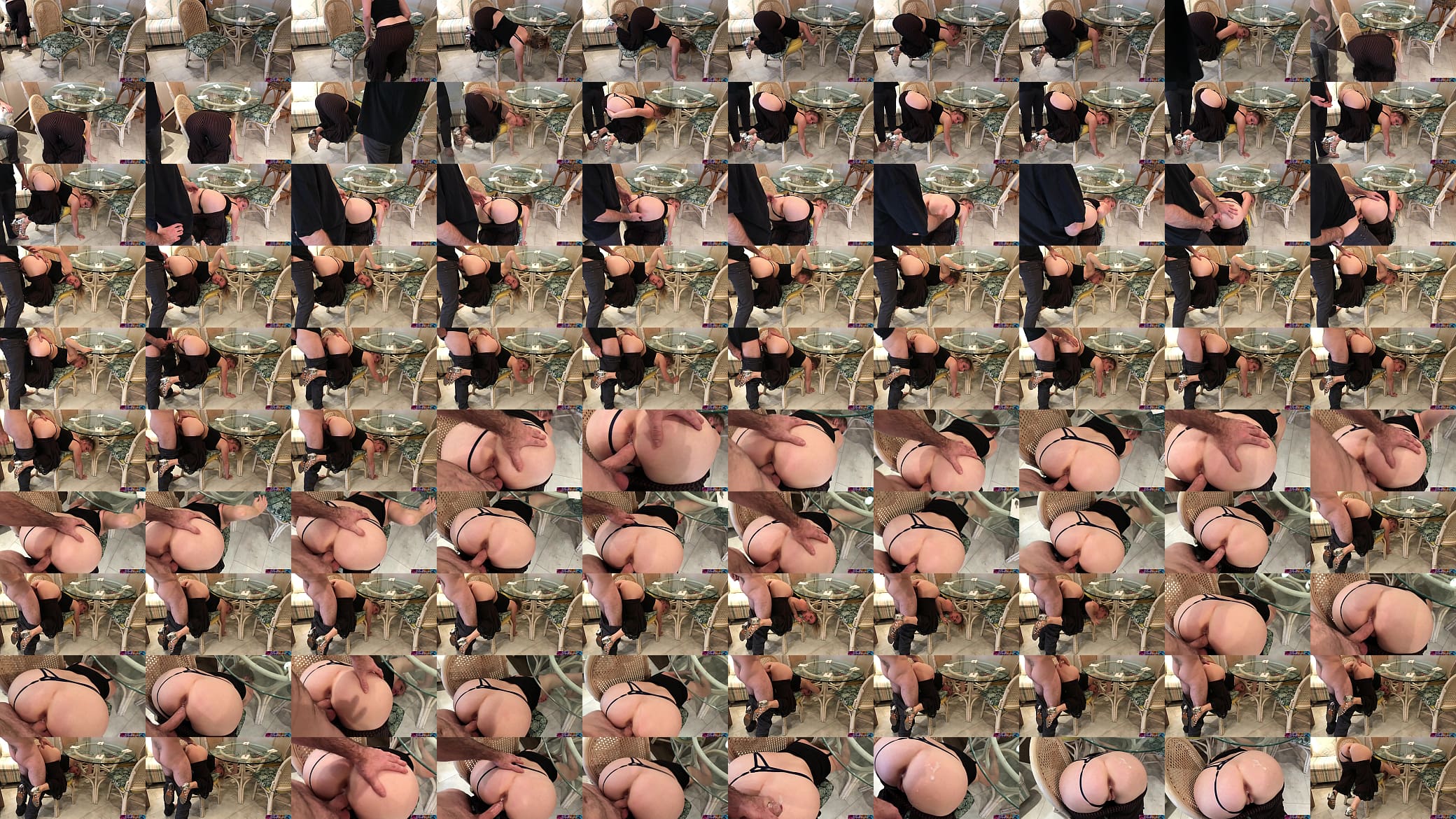 Stepmom stuck under the table - Erin Electra 预览图