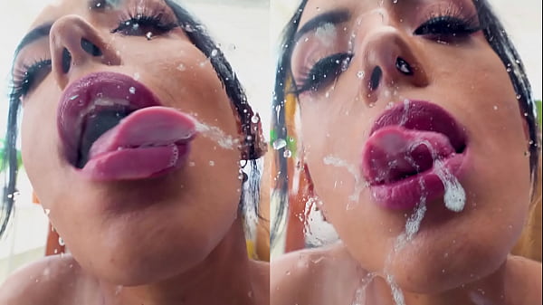 Sloppy Spit Loop Fetish Featuring Katrina Moreno