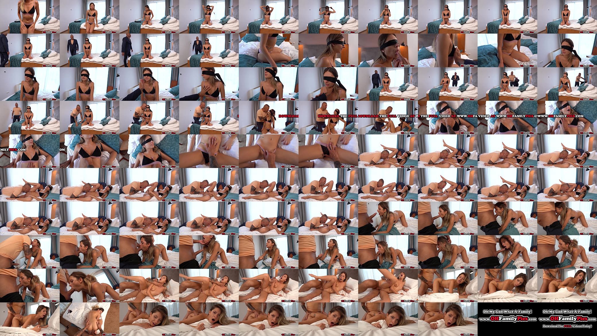 Blindfolded teen Rebecca Volpetti is hot and helpless and her boyfriend fucked her hard 预览图
