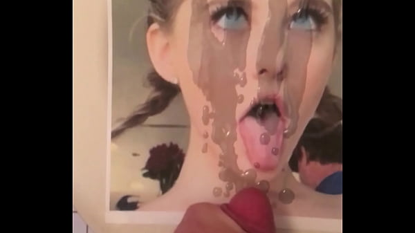 Blowing a monster facial tribute all over slutt...