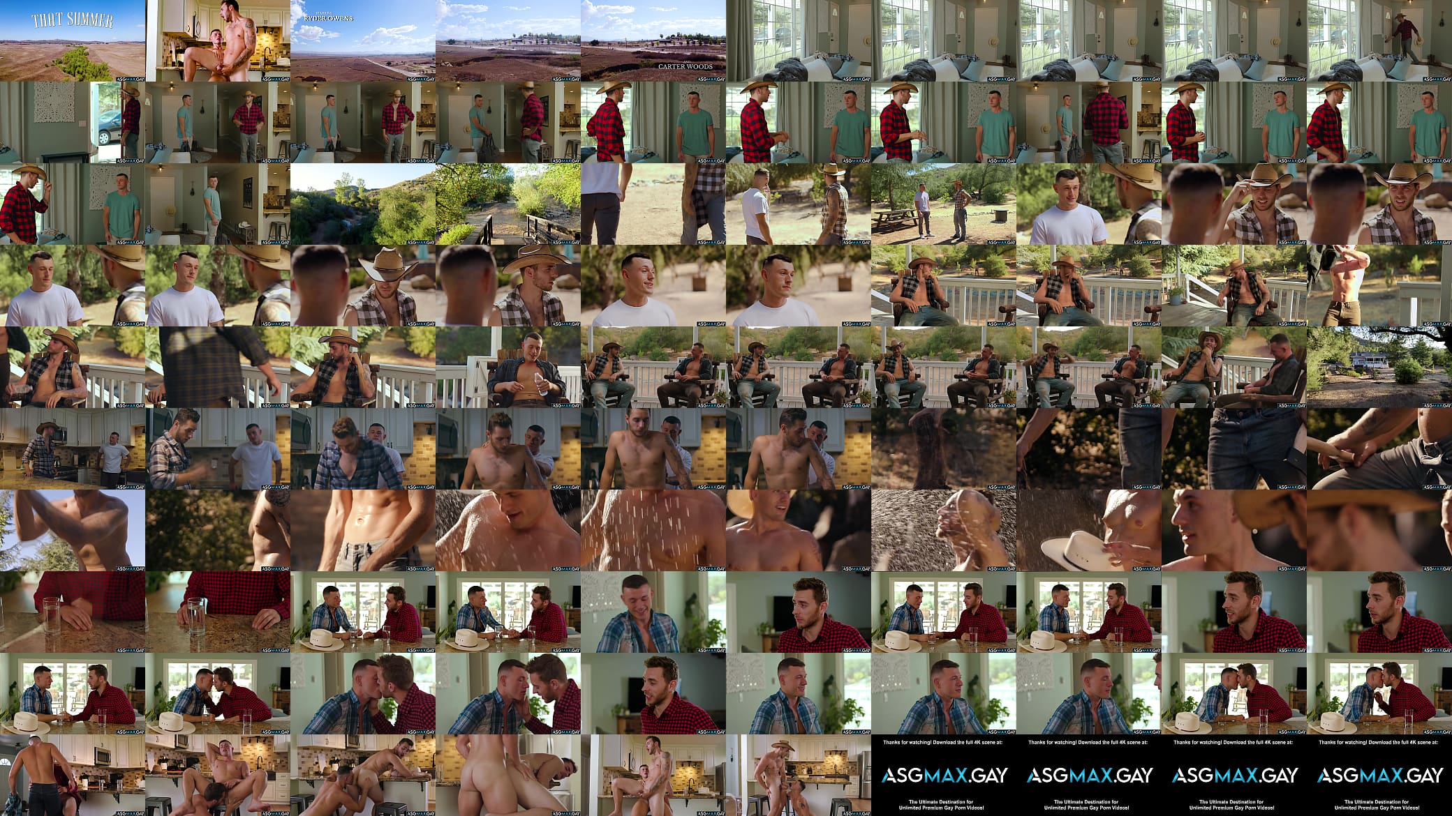 EXCELLENT!!! I have been waiting for someone to do porn like this for decades! Carter Woods and Ryder Owens as cowboys are damn HOT! The story is also top notch! 预览图