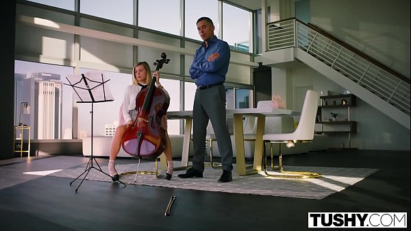TUSHY Teen Carolina Sweeets is Punished And Ga By Music Teacher