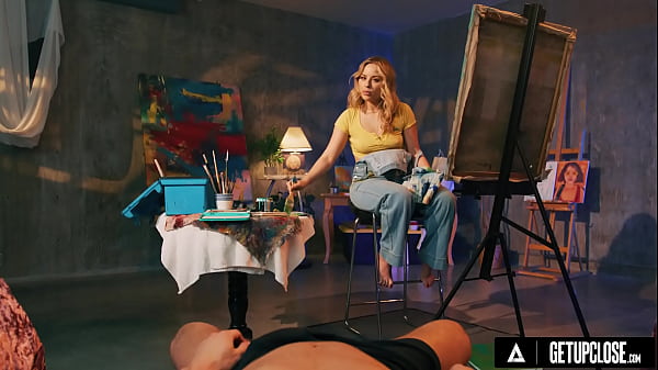 UP CLOSE - POV Bored Painting You, PAWG Artist Anna Claire Clouds Would Rather Ride Your BWC Instead