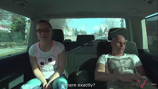 Highway Threesome Mea Melone & Wendy Moon fuck & eat while Driving