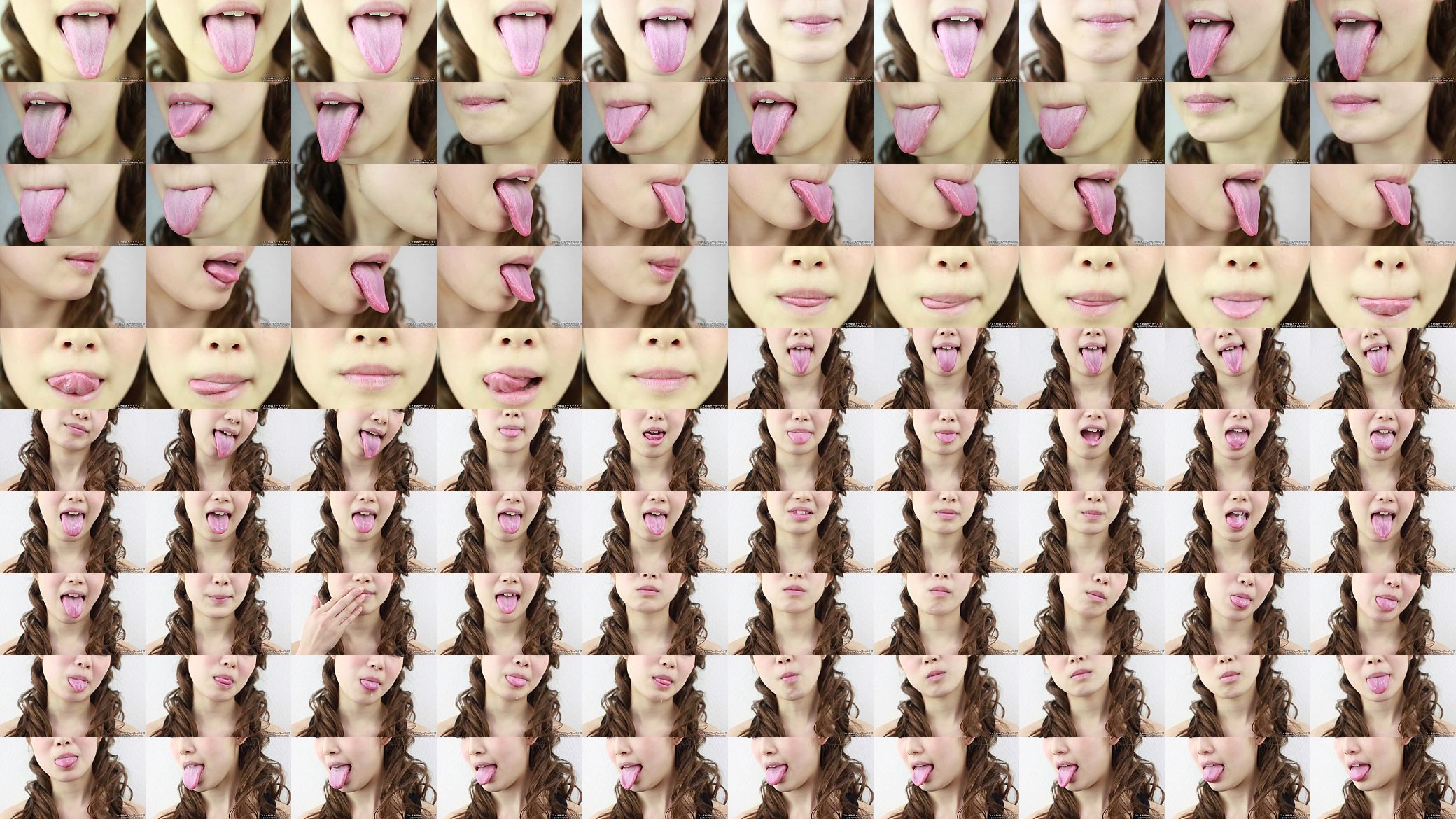 Tongue fetish Beautiful girl&#039;s tongue 预览图