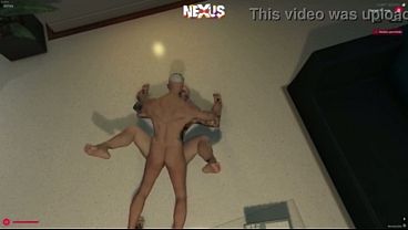 Naughty young girl having sex in GTA RP.