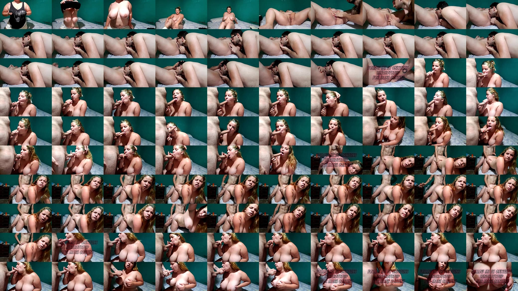Real Homemade Anniversary Gift - Massive Natural Boobs Reveal and Play 预览图