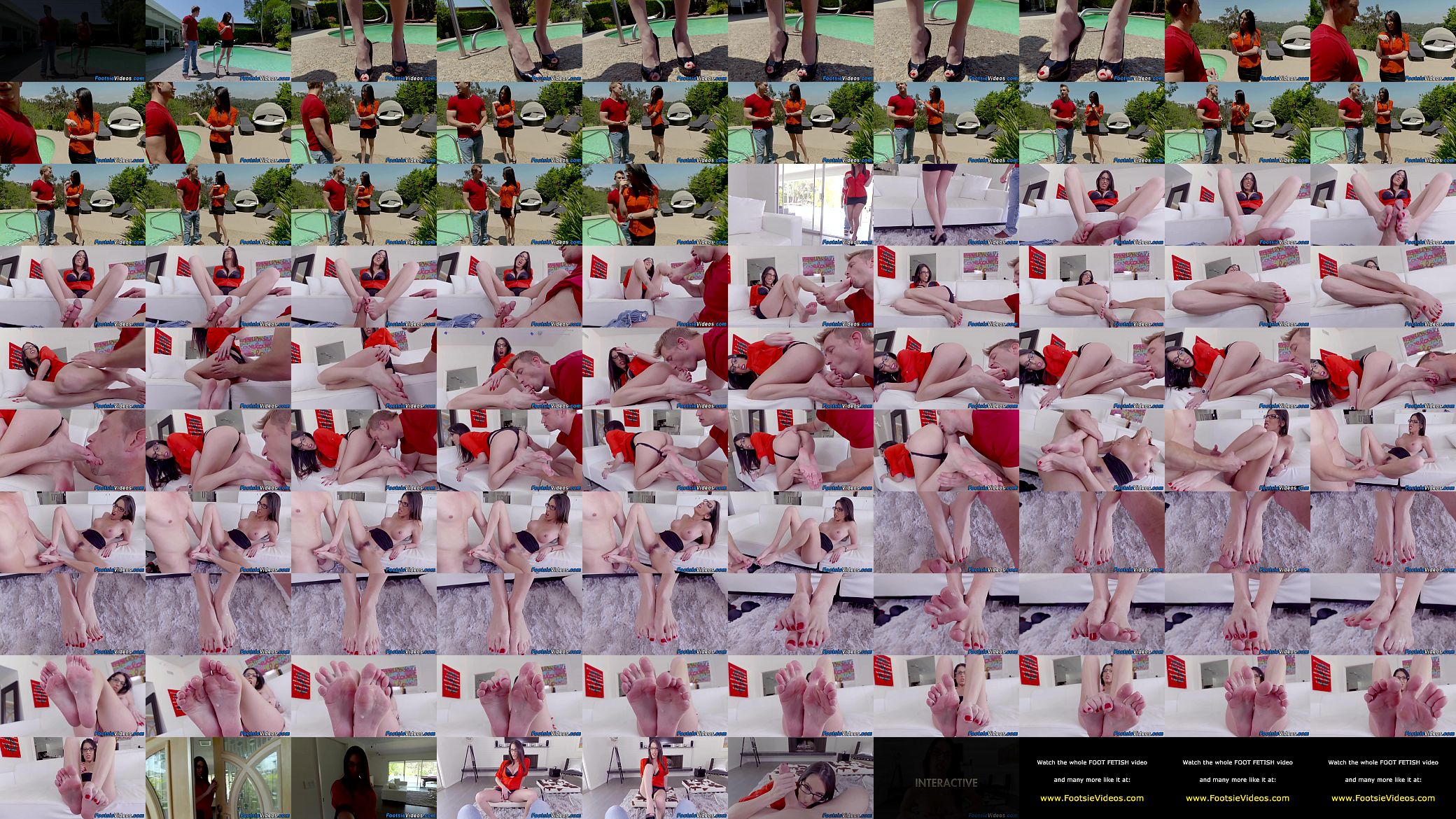 Slut in spex foot fucks 预览图