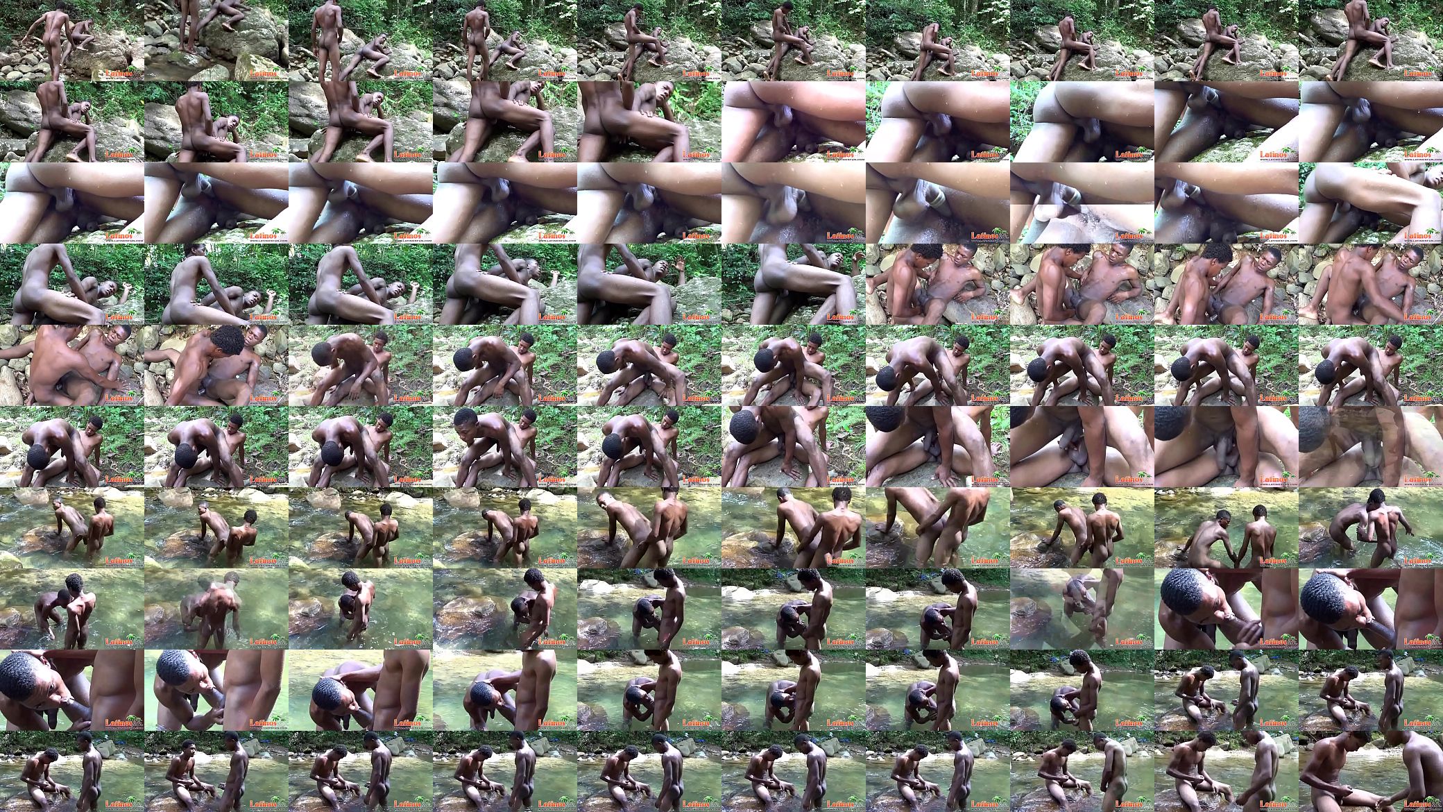 Naked Latin twink gets butt-fingered in the water 预览图