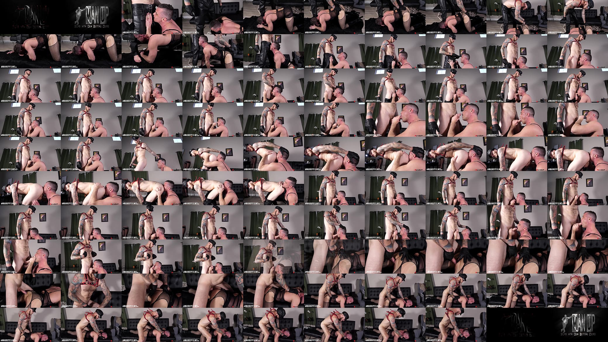 Christian Wilde Tops Fishnet Wearing Lance Hart! 预览图