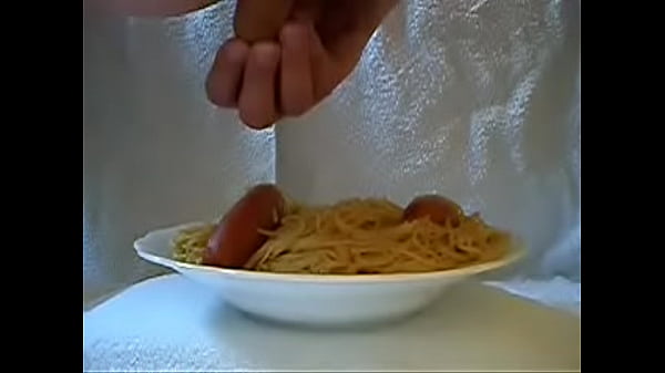 Masturbating with food