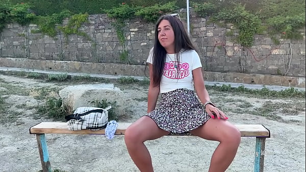 I take off my panties in public and play with pussy while people walk by