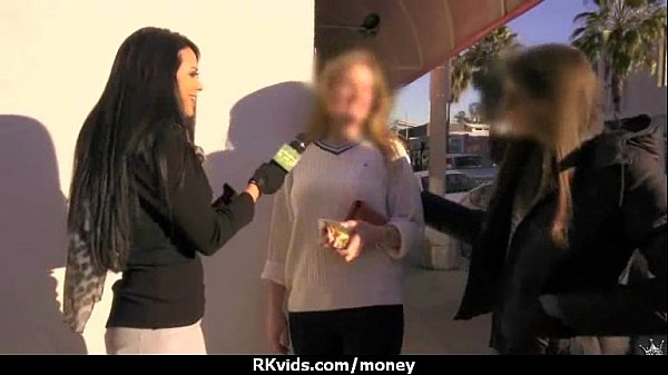 Hottie gets naked and has sex in public for cash 21