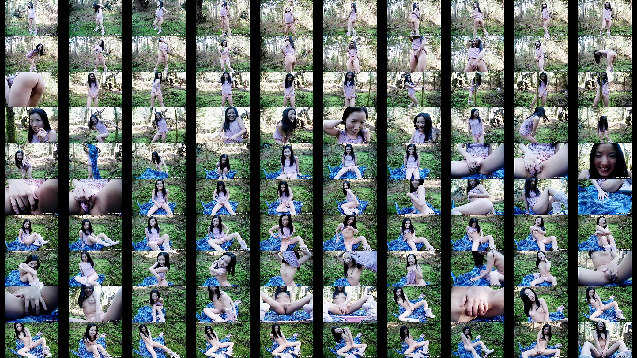 Sexy ass teen has a wank and she masturbates hard 预览图
