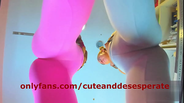 Isabela And Valery Dancing, Showing Their Thick Camel Toes Delights Of Tight Wet Pussies