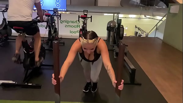 Collie busty slow gym Slut